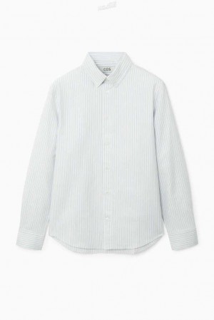 Men's COS Button-Down Collar Oxford Shirt Shirts | 397825XOW