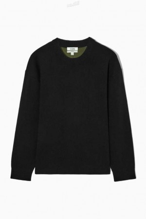 Men's COS Double-Faced Merino Wool Sweater Sweaters & Cardigans | 915732LUD