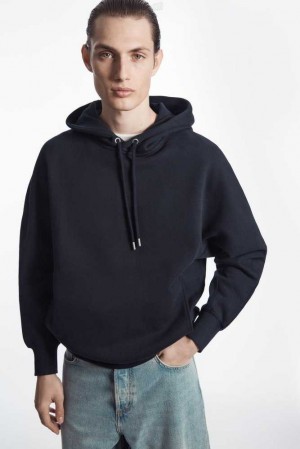 Men's COS Heavyweight Panelled Hoodie Sweatshirts & Hoodies | 684729IJA