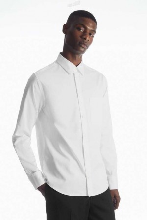 Men's COS Patch-Pocket Shirt - Regular Shirts | 157920ZUO