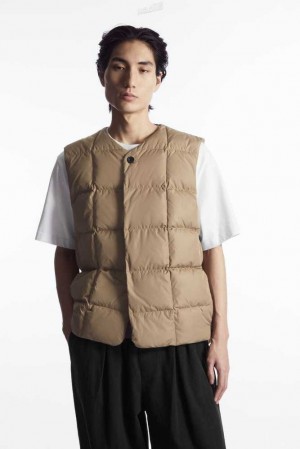 Men's COS Quilted Padded Liner Vest | 503148KRT