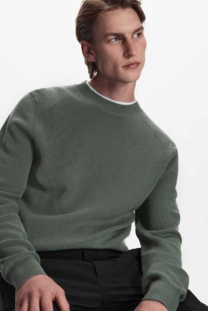 Men's COS Ribbed-Knit Sweater Sweaters & Cardigans | 269078TXV