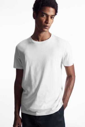 Men's COS The Extra Fine T-Shirt T-Shirt | 879032FSX