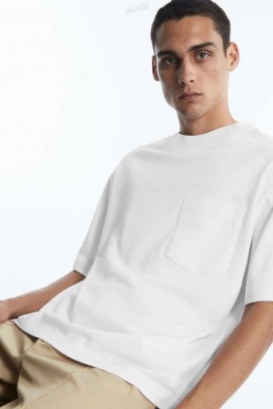 Men's COS The Heavy Duty T-Shirt T-Shirt | 781460HRF