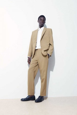 White Men's COS The Minimal Tailored Shirts | 794132LEQ