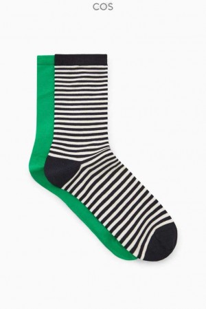 Women's COS 2-Pack Mercerized Cotton Socks | 869142KFO