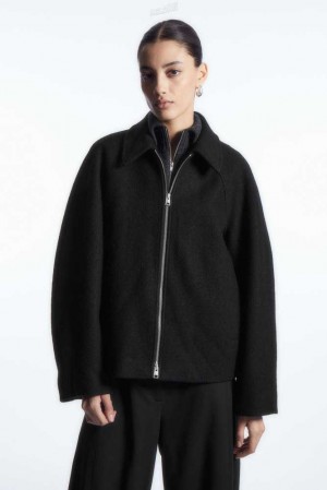 Women's COS Oversized Boiled-Wool Jackets | 509467TEW