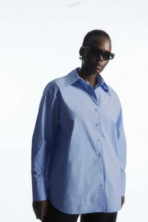 Women's COS Oversized Tailored Shirt Shirts & Blouses | 059862ZYU