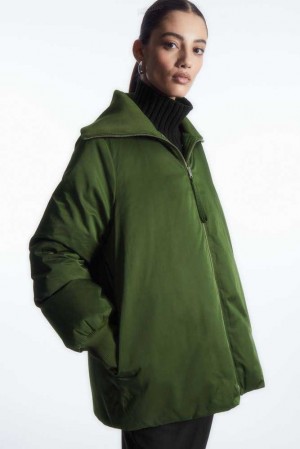 Women's COS Ribbed-Collar Puffer Jackets | 104985CNH