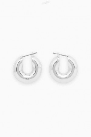 Women's COS Small Chunky Hoop Earrings | 735906ERK