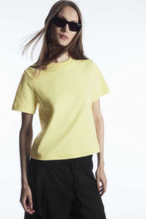 Women's COS The Clean Cut T-Shirt T-Shirt | 284019VLJ