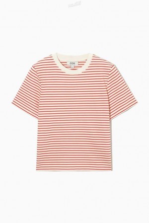 Women's COS The Clean Cut T-Shirt T-Shirt | 516079INP