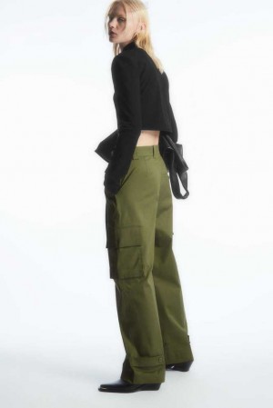 Women's COS Wide-Leg Cargo Pants Pants | 297145KJF