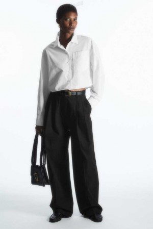 Women's COS Wide-Leg Tailored Pants Pants | 364871KGQ