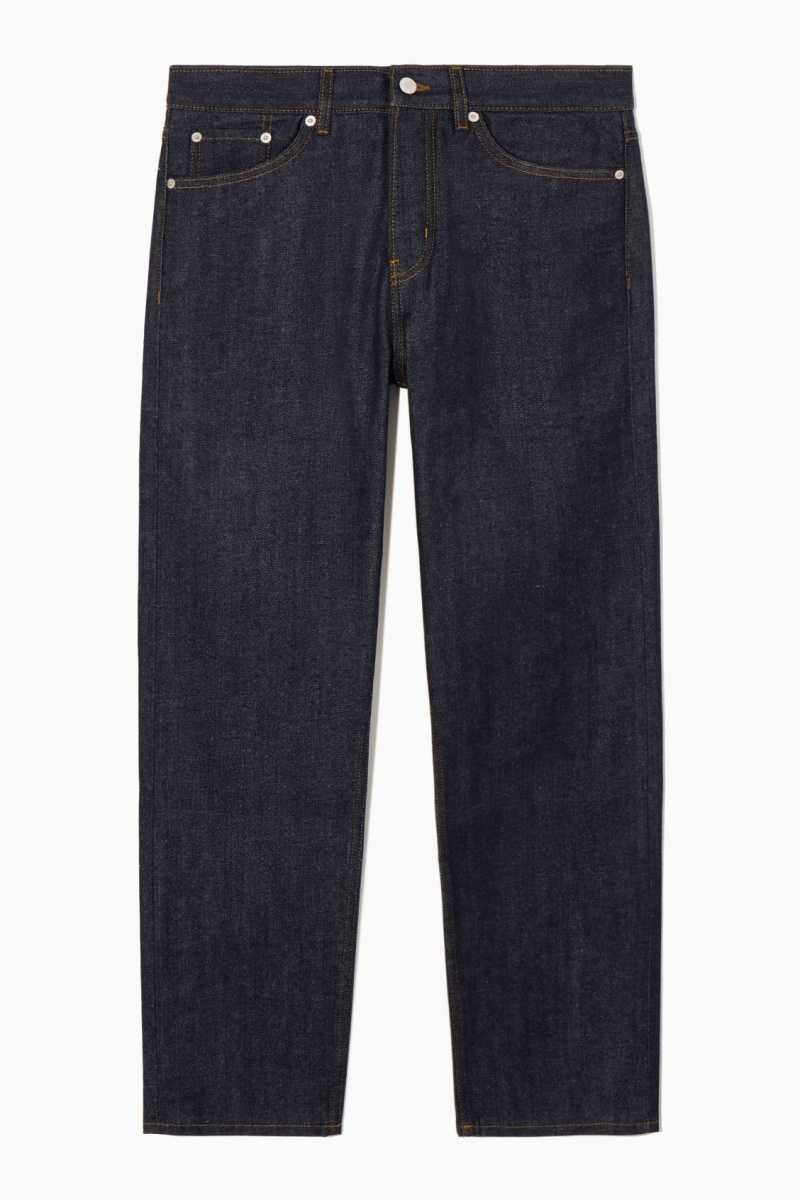 Indigo Men's COS Rider Wide Jeans | 012739JSE