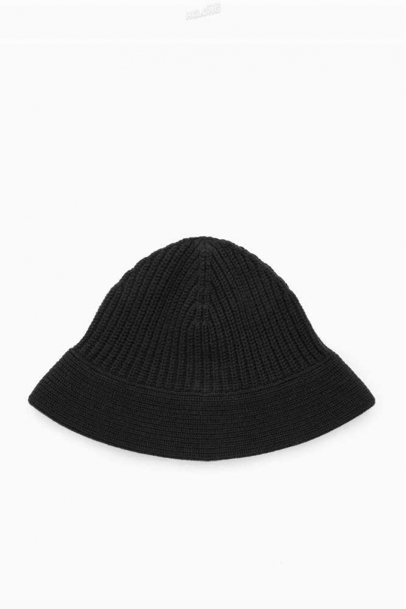 Men's COS Knitted Merino Wool Bucket Hats | 713264EIK