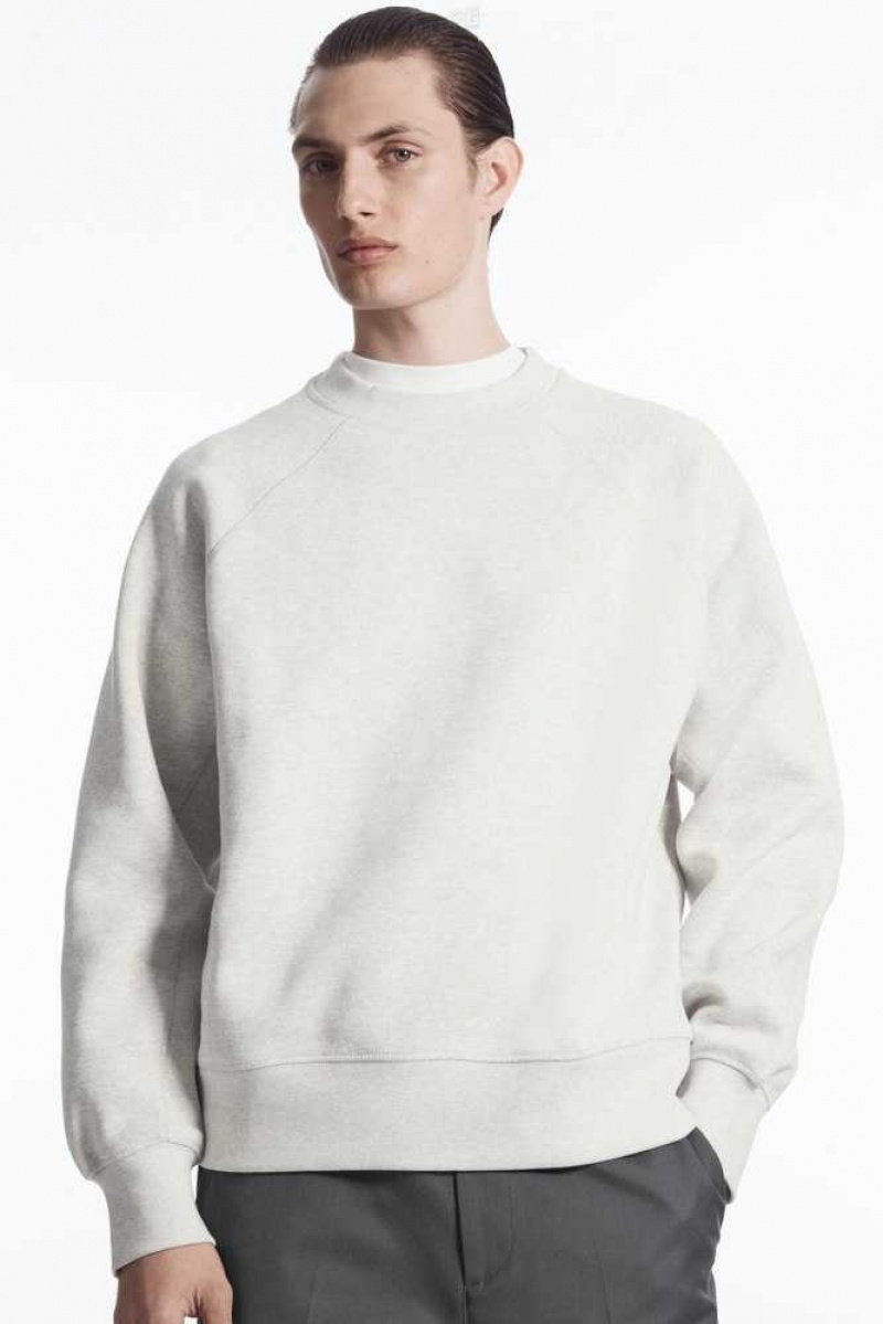 Men's COS Paneled Sweatshirt Sweatshirts & Hoodies | 970581HTF