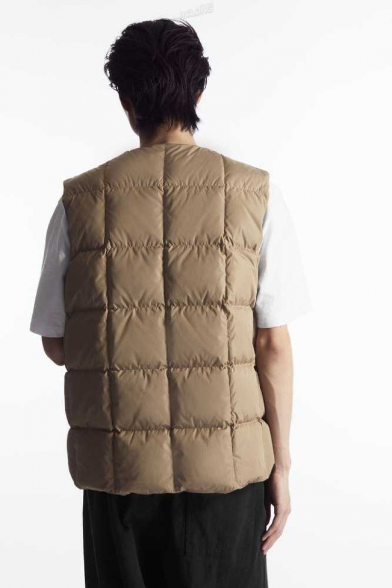 Men's COS Quilted Padded Liner Vest | 503148KRT