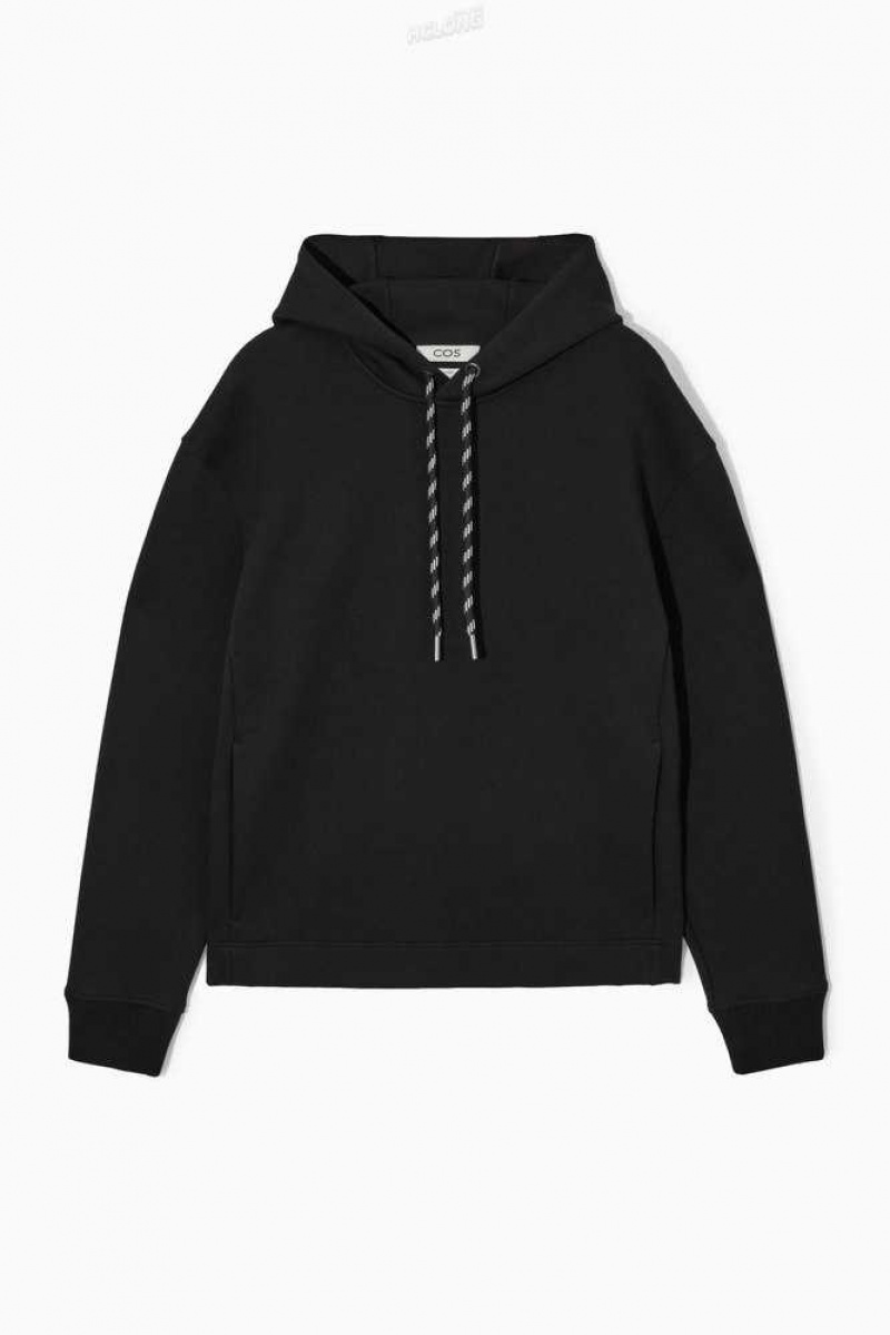 Men's COS Relaxed-Fit Scuba Hoodie Sweatshirts & Hoodies | 017382AVR