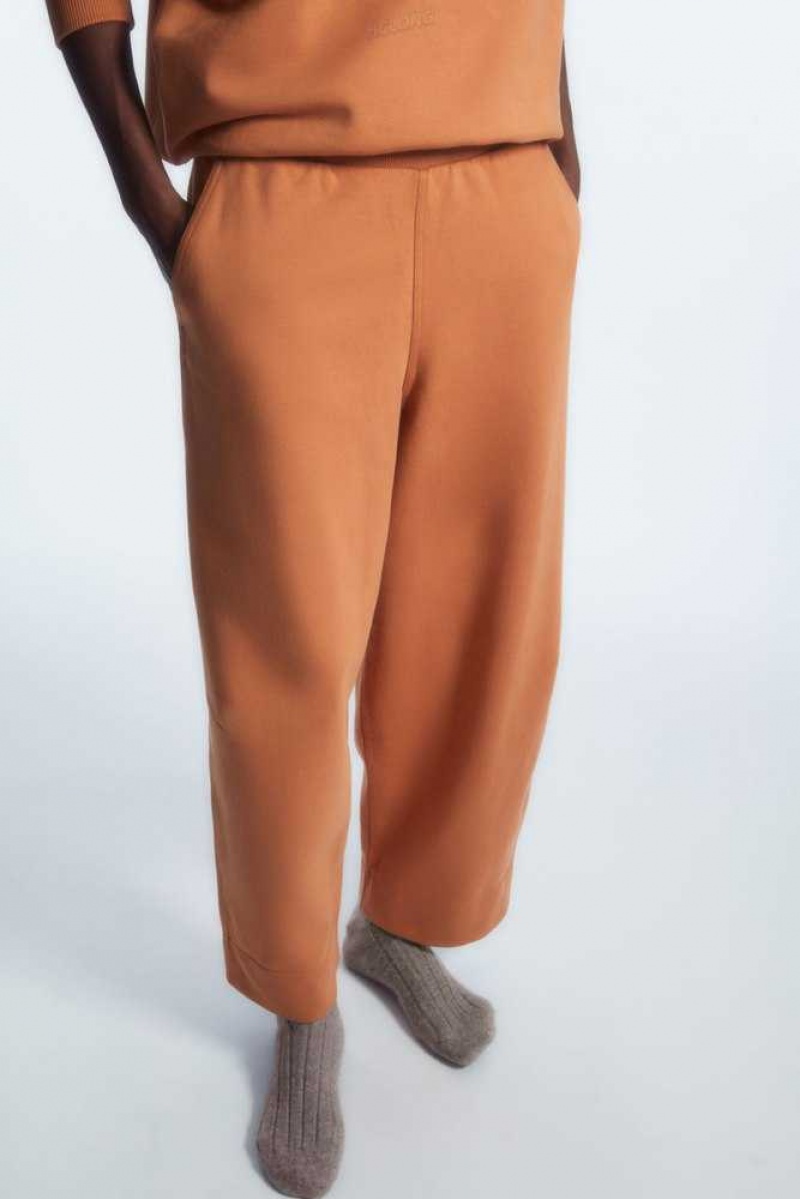 Women's COS Barrel-Leg Jersey Joggers Pants | 657490QOT