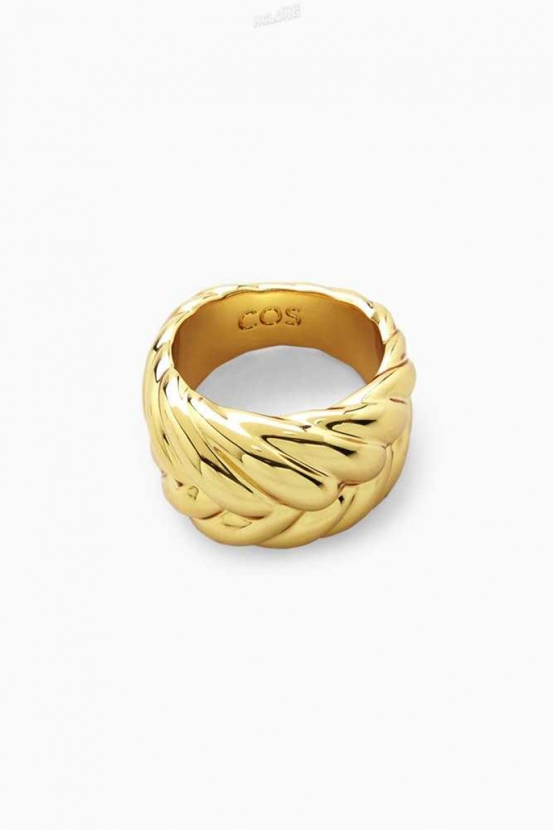 Women's COS Chunky Plait Rings | 793640BGV