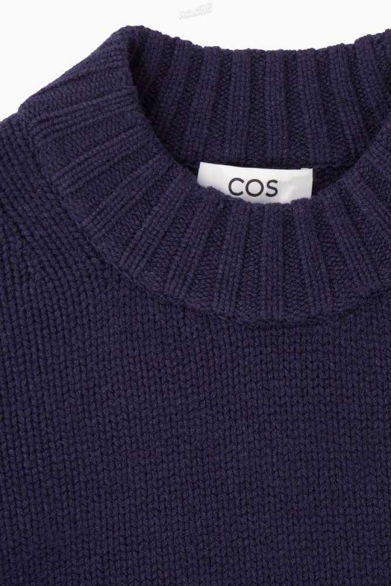 Women's COS Chunky Pure Cashmere Crew-Neck Sweater Sweaters & Cardigans | 853709DKR