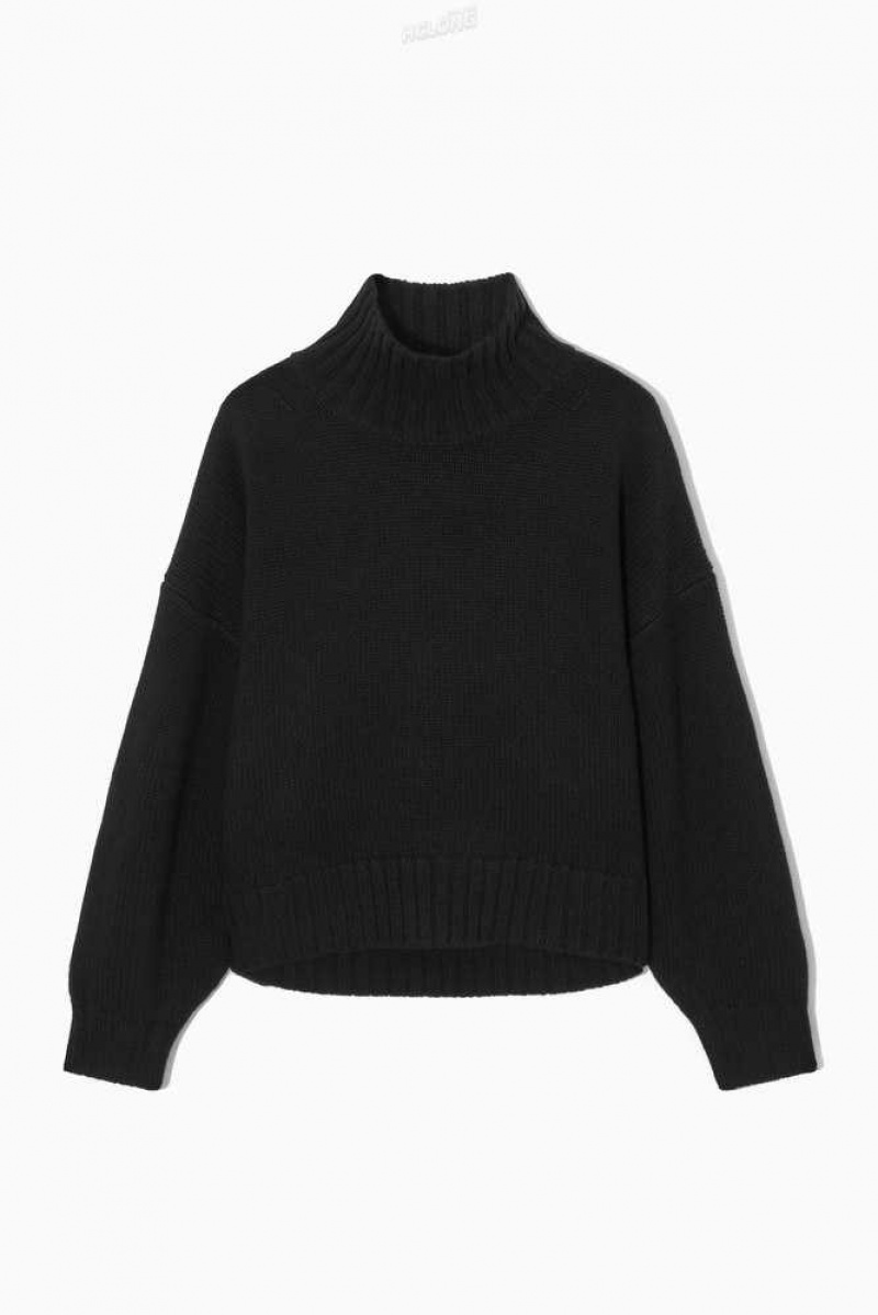 Women's COS Chunky Pure Cashmere Turtleneck Sweater Sweaters & Cardigans | 531087WIJ