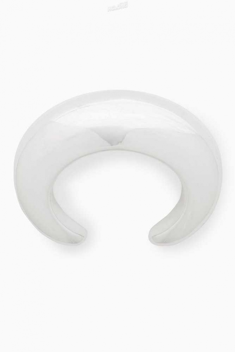 Women's COS Domed Oversized Bangle | 762954TND