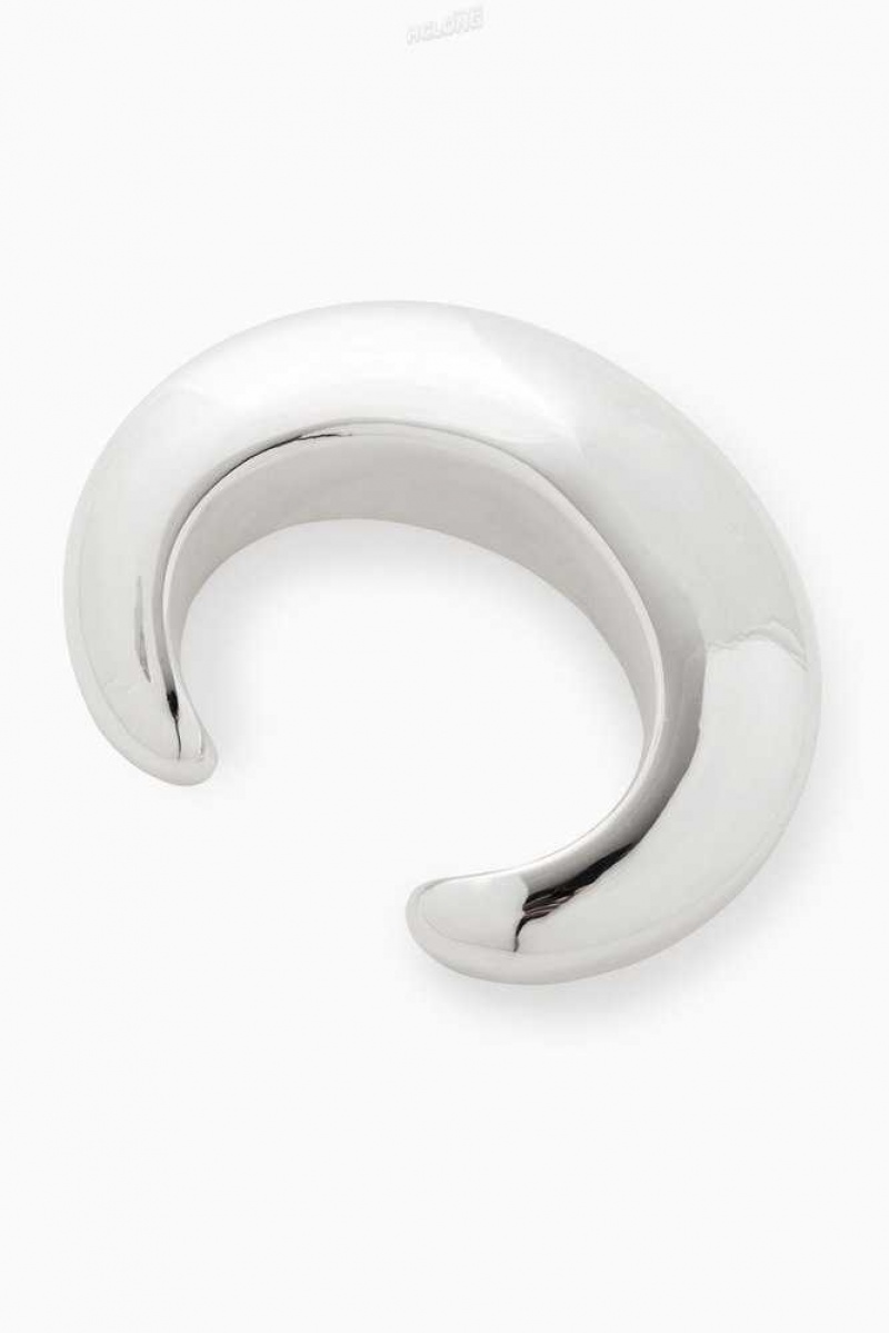 Women's COS Domed Oversized Bangle | 762954TND