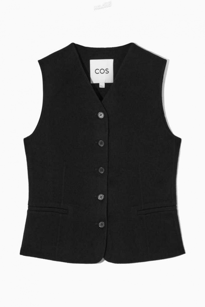 Women's COS Double-Faced Wool Waist Coats | 472058NWS