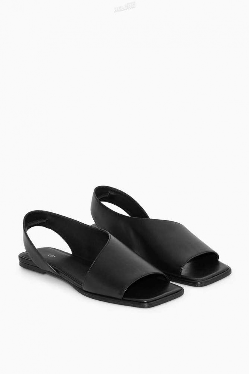 Women's COS Leather Slingback Sandals Sandals | 592476UDC