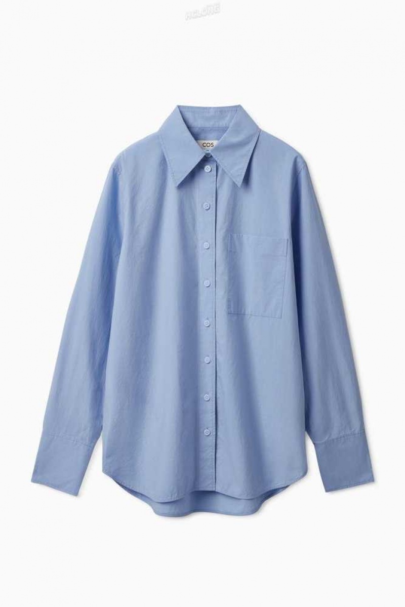 Women's COS Oversized Tailored Shirt Shirts & Blouses | 378560LEJ