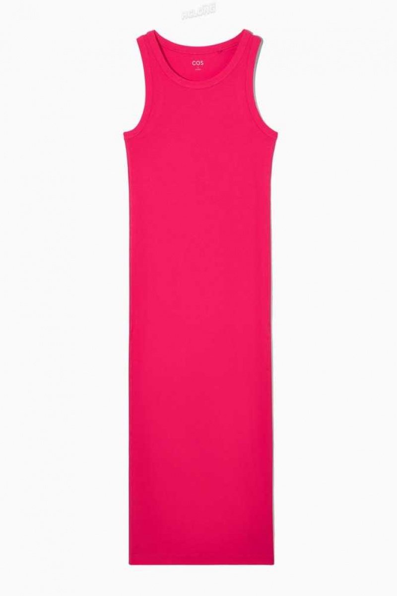 Women's COS Ribbed Tube Dress Dress | 798104STZ