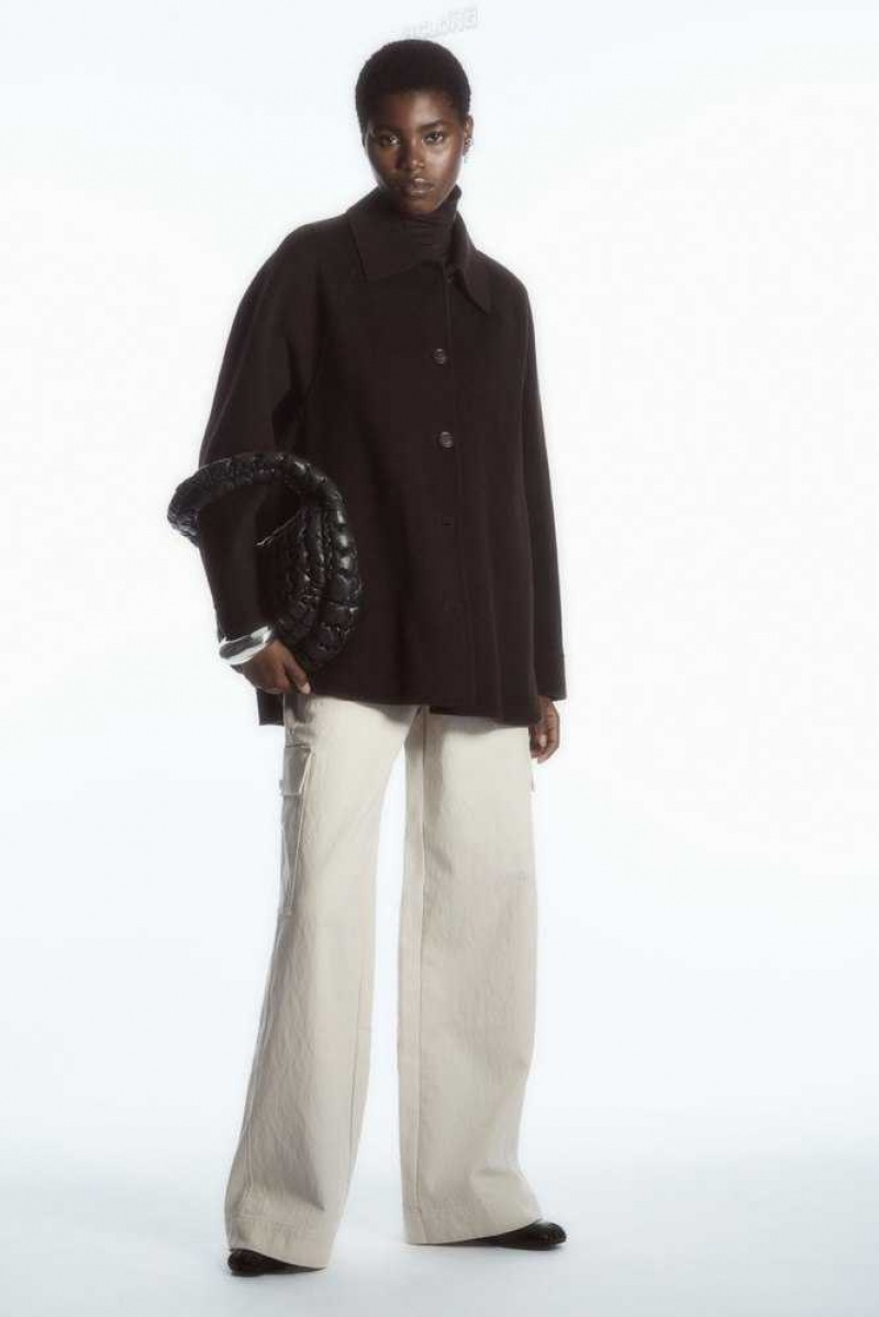 Women's COS Wide-Leg Cargo Pants Pants | 524697IFU