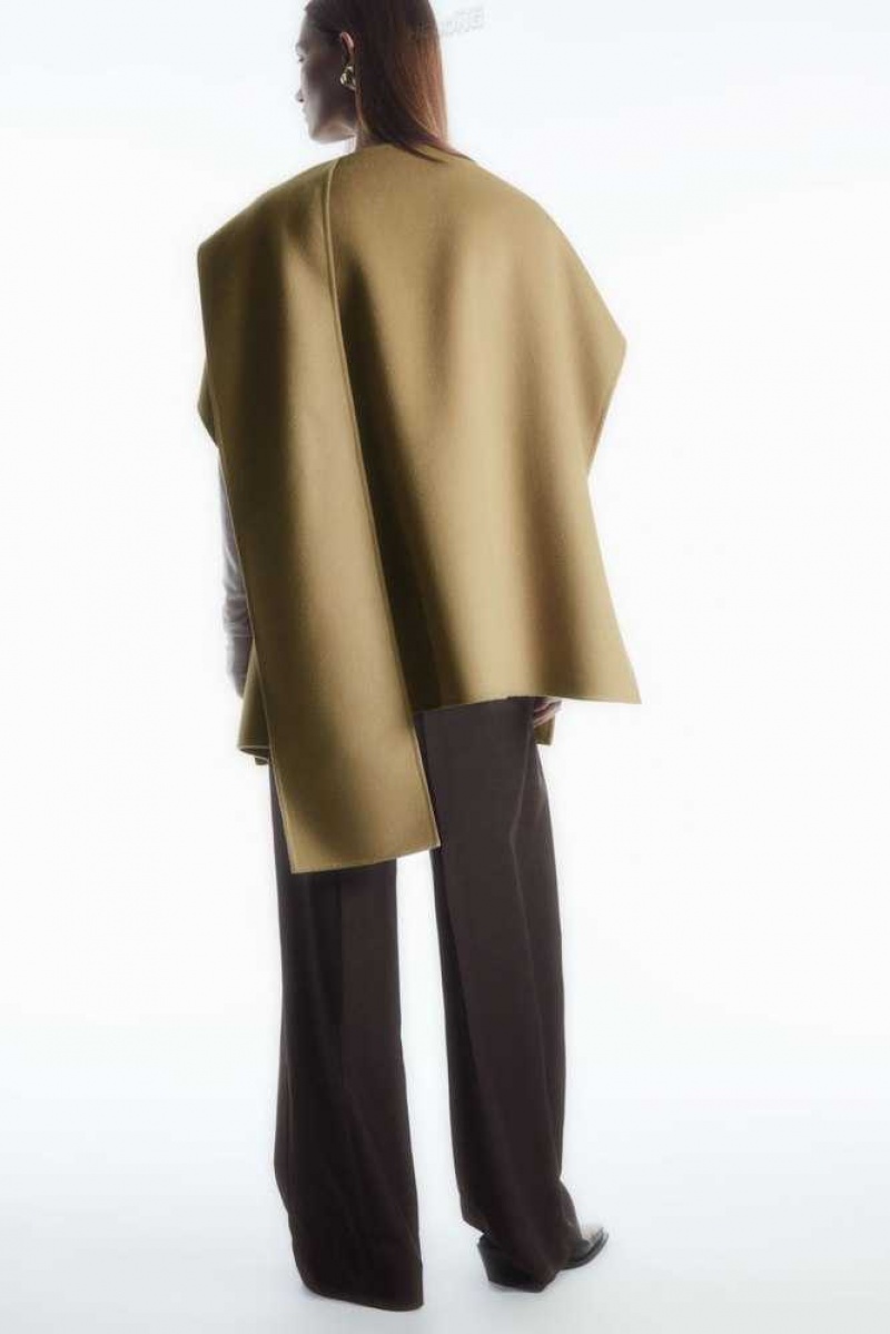 Women's COS Wool-Blend Cape Coats & Jackets | 635190HWO